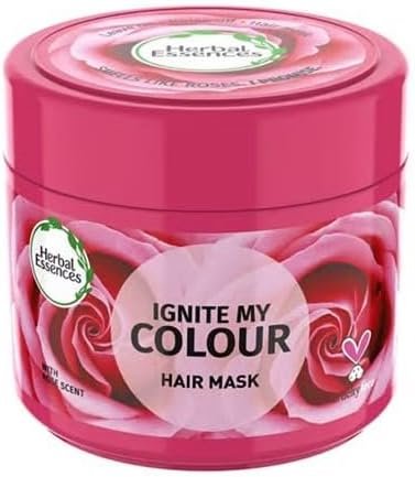 Herbal Essences Ignite My Colour Rose Rinse Off, Leave On, Hair Mask 300ml