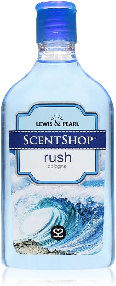 Lewis & Pearl Scentshop Rush Cologne - Mens Perfume- Strong and Long Lasting Scent- Gentle and Safe for Sensitive Skin- Dermatologically Tested- 125 ml