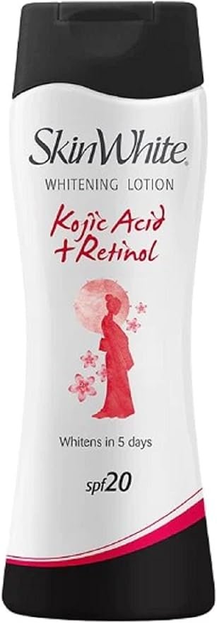 Skin White Whitening Lotion Kojic Acid + Retinol SPF20 200ml