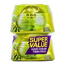 Vatika Naturals Hair Fall Control Styling Hair Cream - Cactus, Ghergir & Olive (Twin Pack of 2×140ml