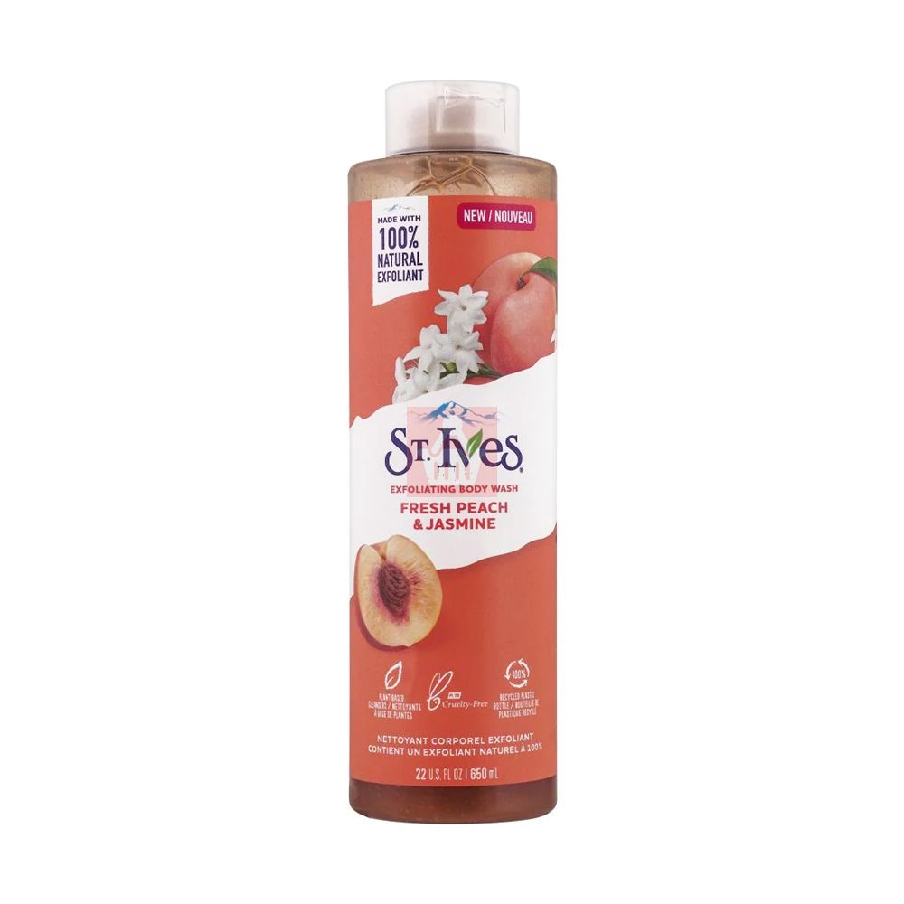 st.ives-exfoliating-fresh-peach-jasmine-body-wash
