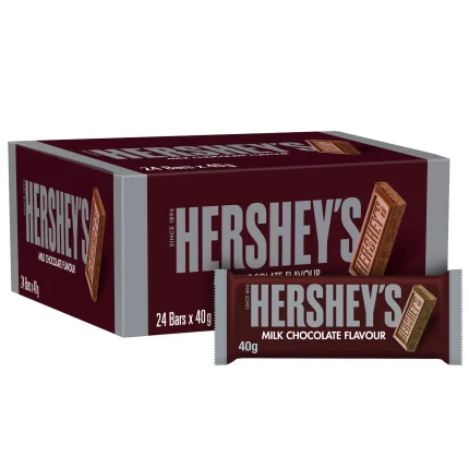 Hershey’s Candy Bar Milk Chocolate Flavour – 40g (Box of 24 Pcs)