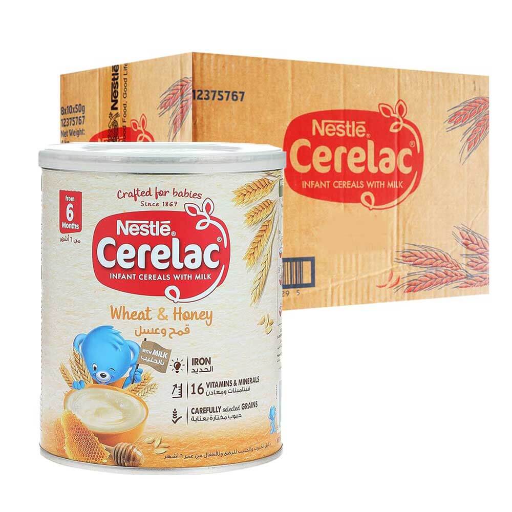 Cerelac-Instant-Honey-and-Wheat-With-Milk-24x400g