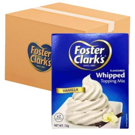 Foster Clarks Whipped Topping Mix Vanilla 24x72g