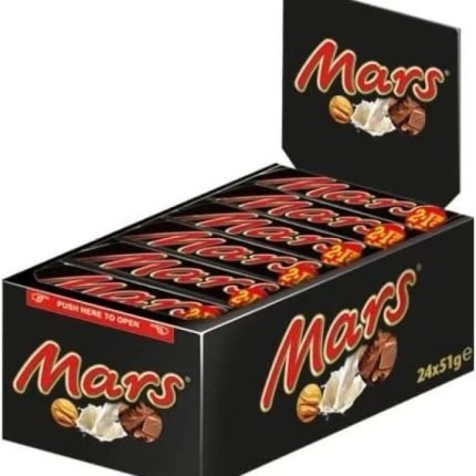 Mars Chocolate Bar – 51g, Box of 24 Pcs