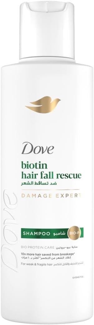 DOVE Shampoo, hair fall rescue, 10x more hair saved from breakage*, 200ml