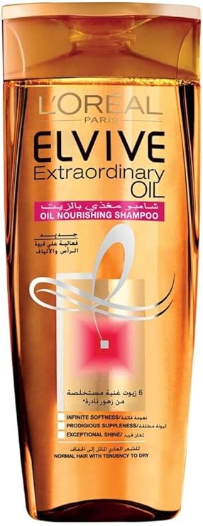 Loreal Paris L’Oréal Paris Elvive Extraordinary Oil Shampoo 400ml Twin Pack